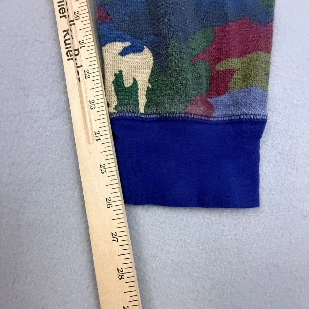 Polo Ralph Lauren Camo Waffle Knit Jogger Pants Big Pony Mens Medium Multi Color - Picture 10 of 11